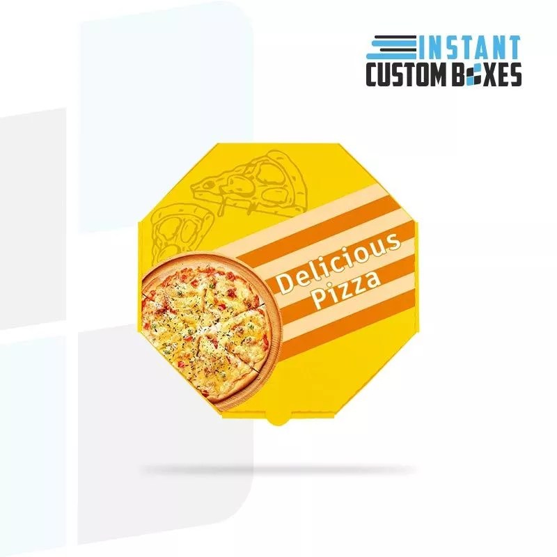 Get Custom Octagonal Pizza Boxes
