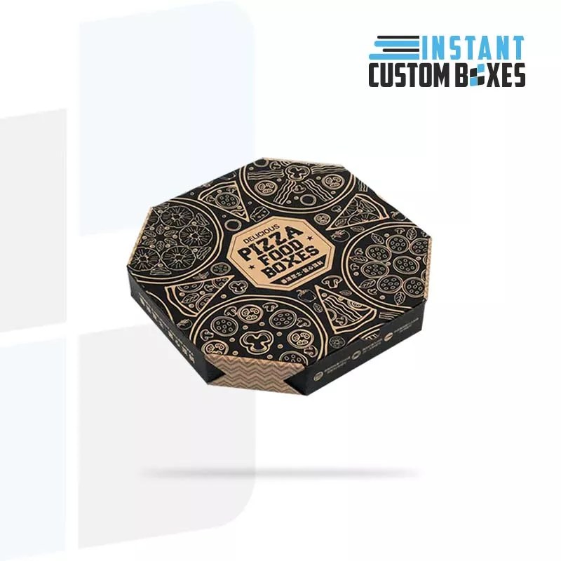 Get Custom Octagonal Pizza Boxes