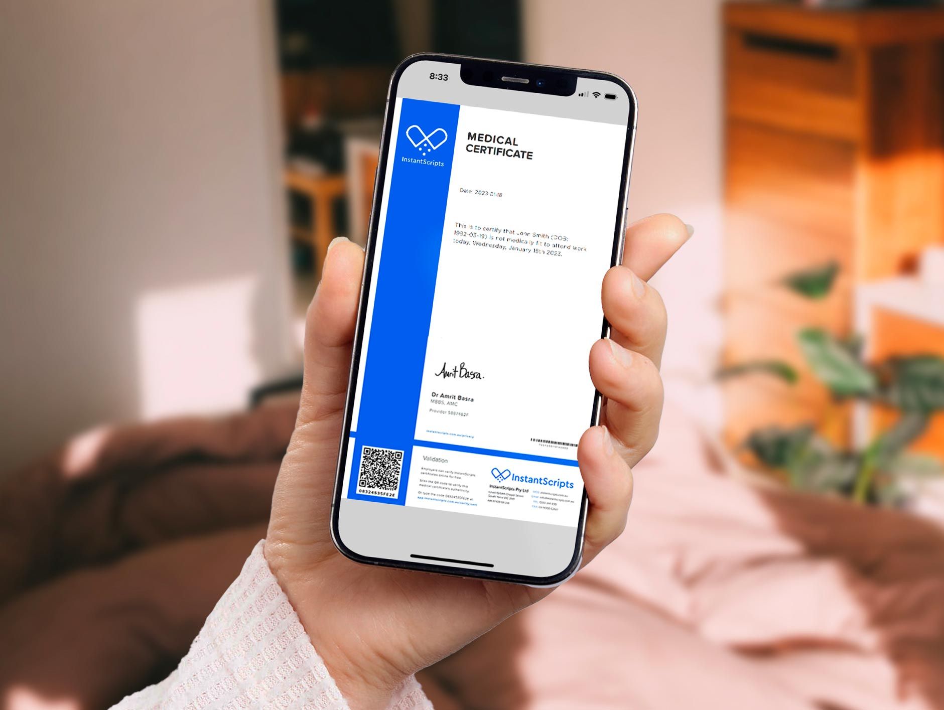 Online medical certificates employers InstantScripts