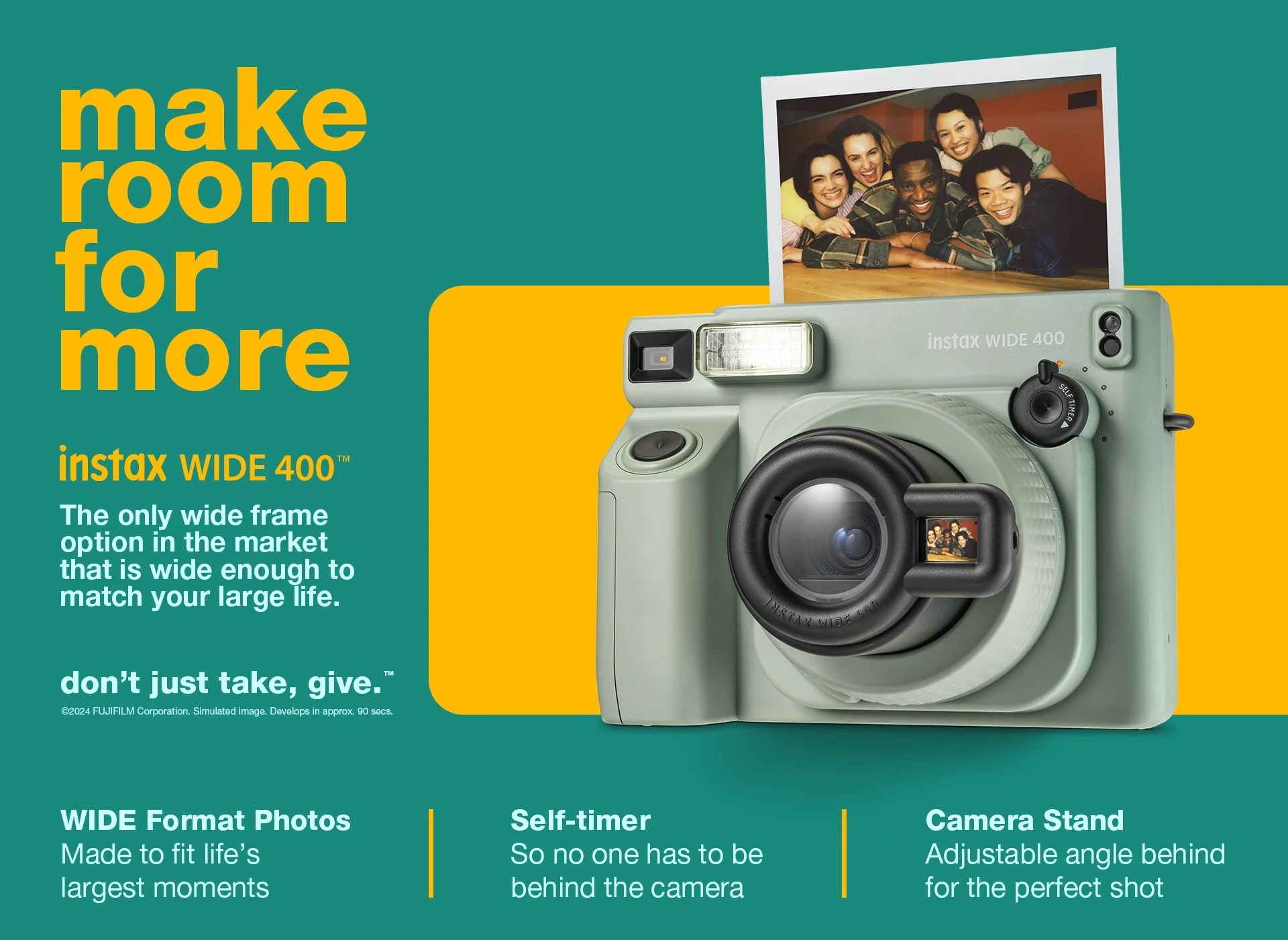 Buy Instax Wide 400 Camera Online | Fujifilm Instax