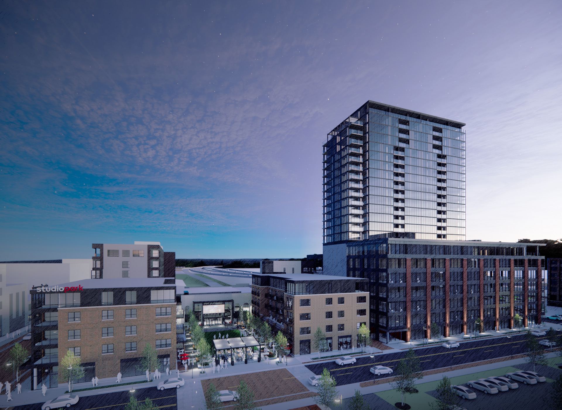 Studio Park Building out FifthTallest Tower in City Integrated