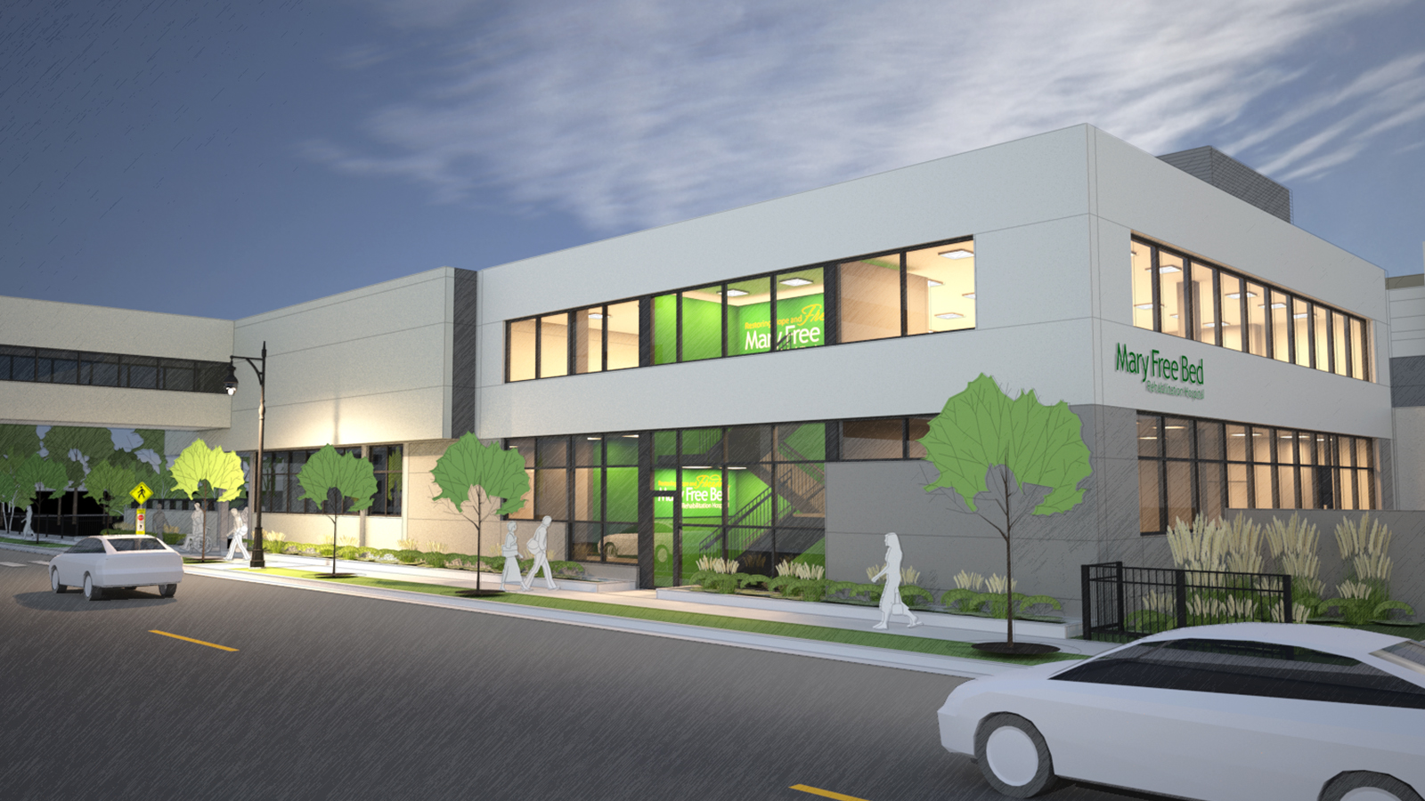 Mary Free Bed Rehabilitation Hospital Kitchen and Café Integrated