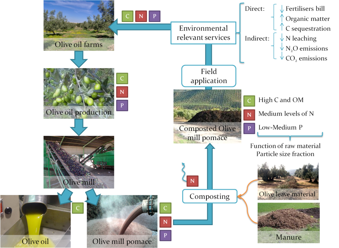 The Compost of Olive Mill Pomace From a Waste to a Resource