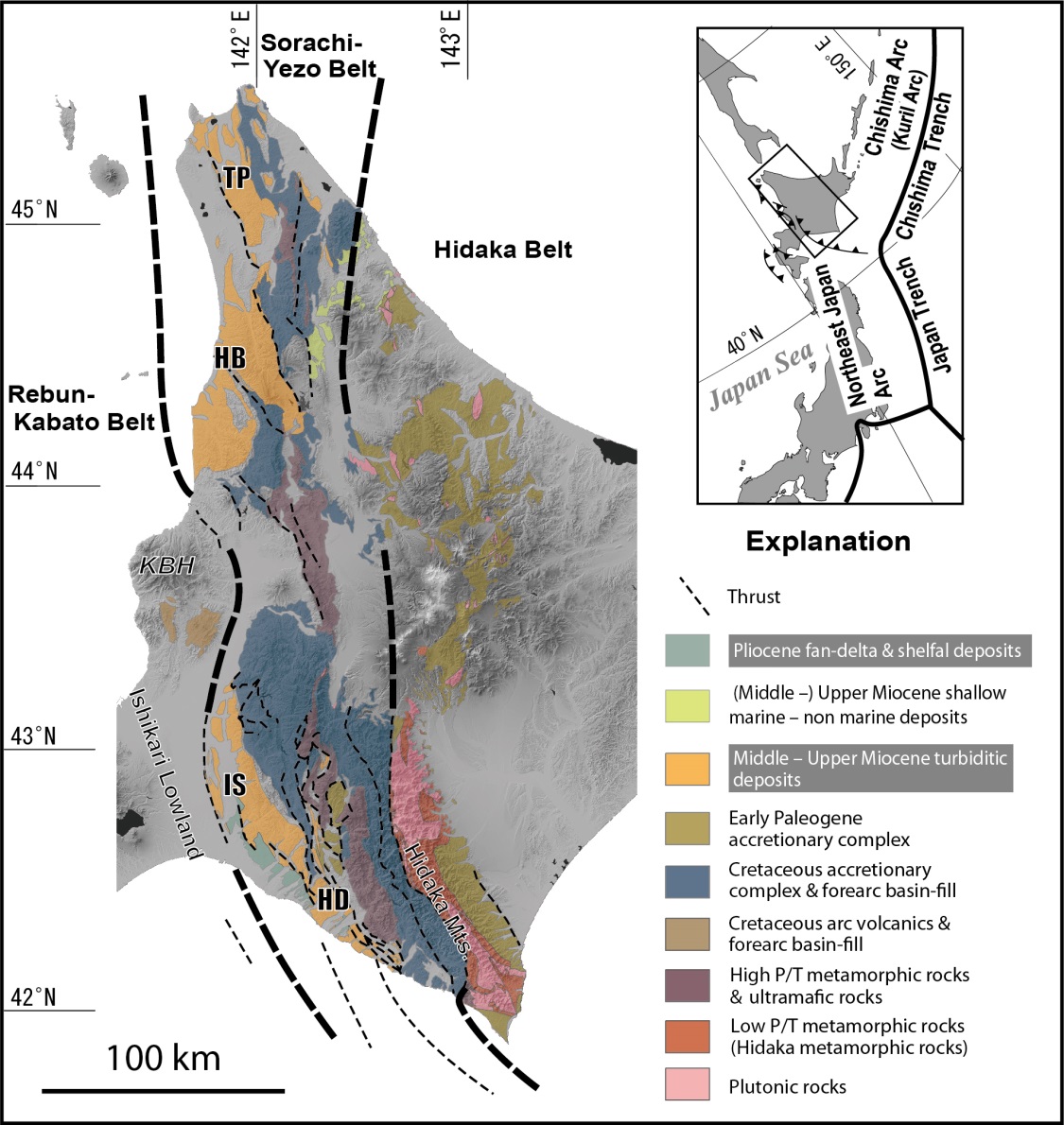 Foreland Basins at the Miocene ArcArc Junction, Central Hokkaido