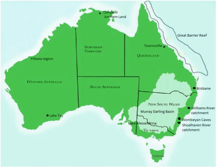 Darling River Australia Map Introductory Chapter: Australia—A Land Of Drought And Flooding Rain | Intechopen