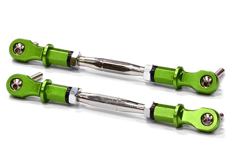 Billet Machined Steering Turnbuckle Linkage (2) for HPI Baja 5B, 5T