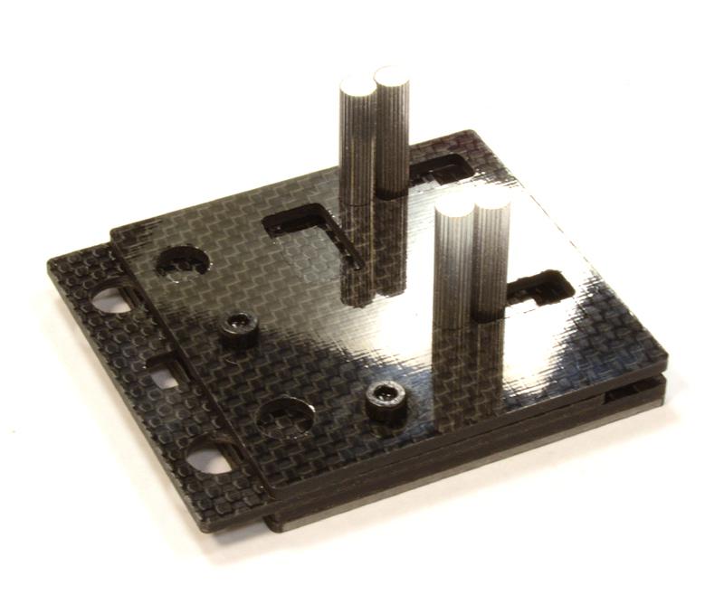 Universal Connector & Wire Soldering Jig w/ Spring Loaded CF Panels for R/C or RC Team Integy