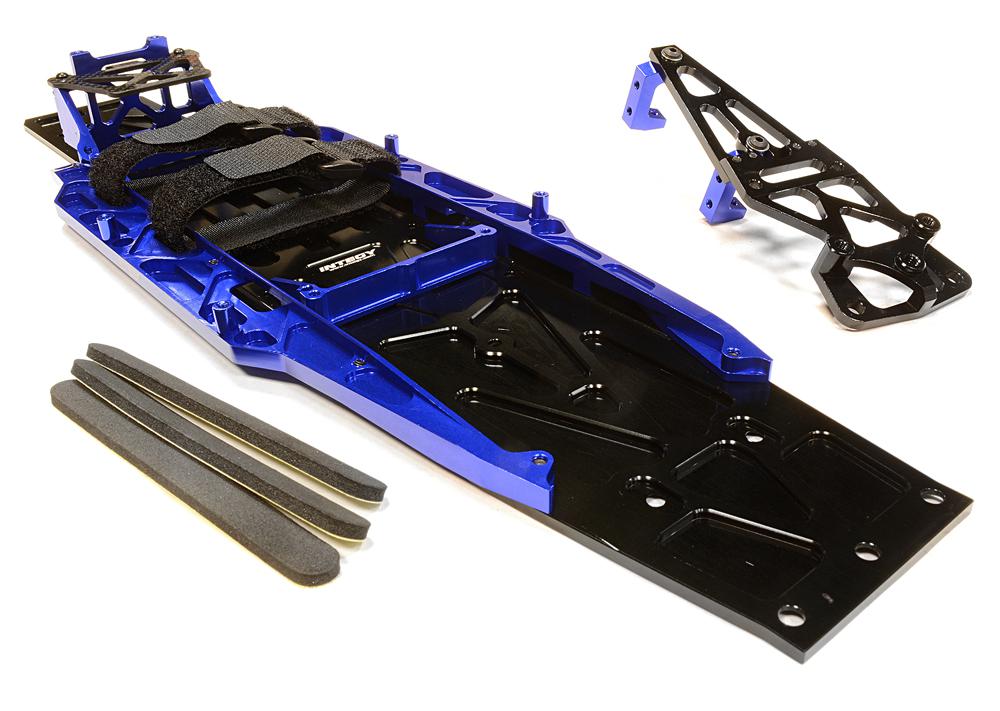 Billet Machined Complete LCG Chassis Conversion Kit for Traxxas 1/10