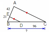 Using Triangle Proportionality Theorem Find the Missing Length