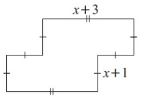 Perimeter of Shapes Involving Polynomials Worksheet