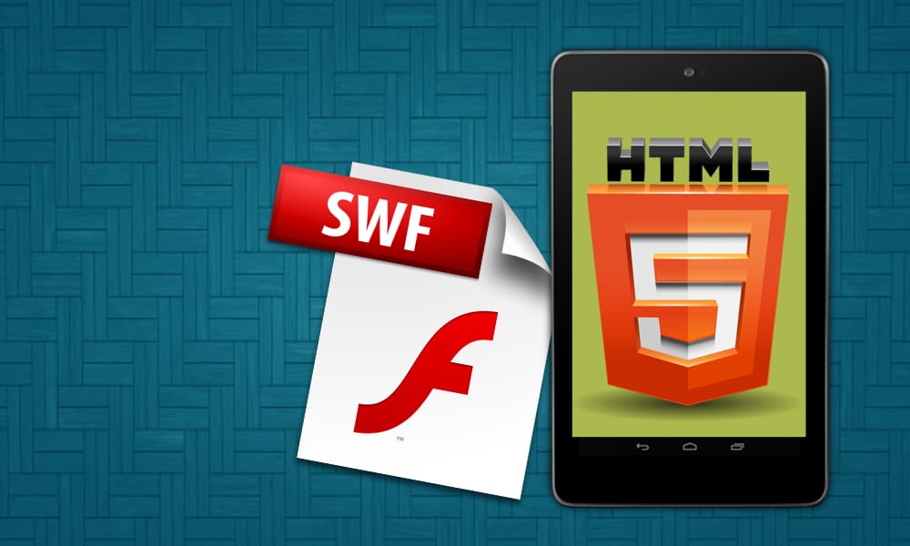 Conversion of Flash SWF files to mobile friendly HTML5 framework