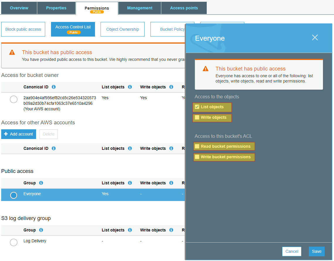 AWS S3 Block Public Access Security Best Practice