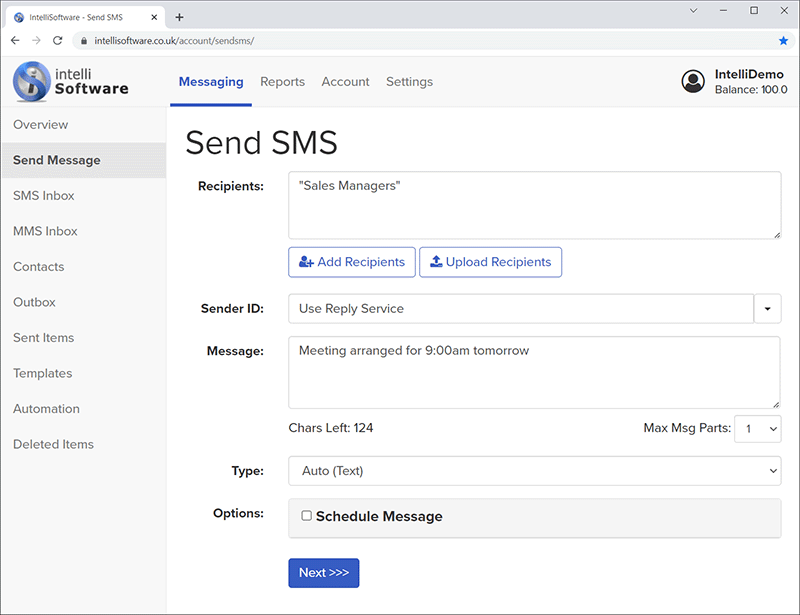 Web SMS Send and Receive SMS Messages in your Web Browser