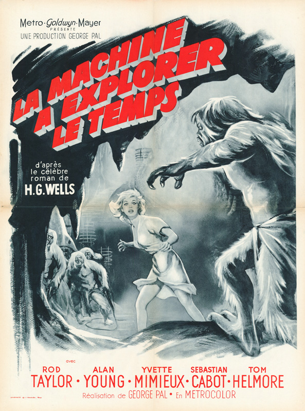 Affiche MACHINE A EXPLORER LE TEMPS (la) 60x80cm intemporel