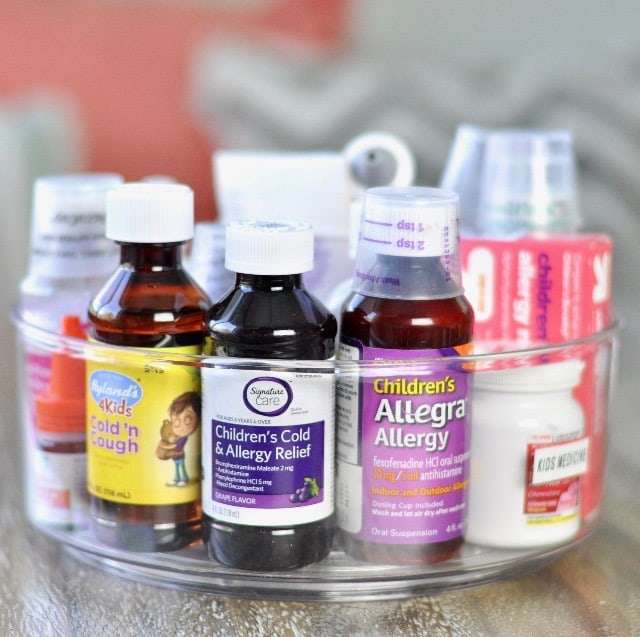 medicine lazy susan Intentional Edit Organizing and All