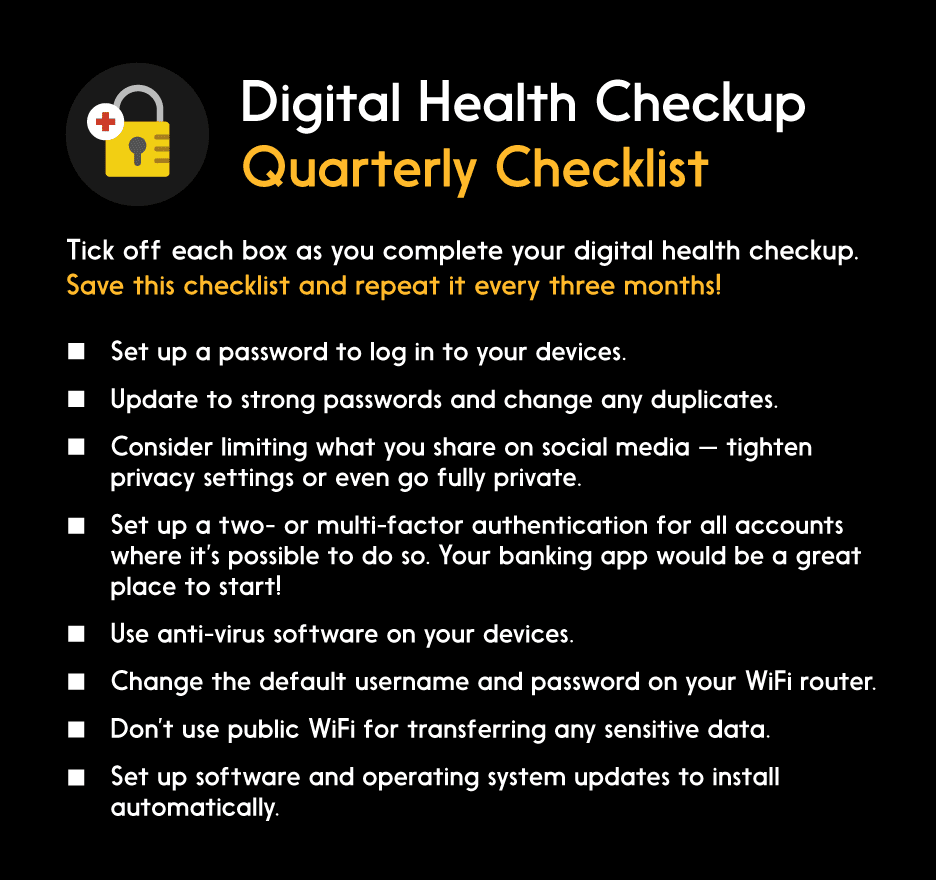 Digital selfcare Stay safe online with the ultimate