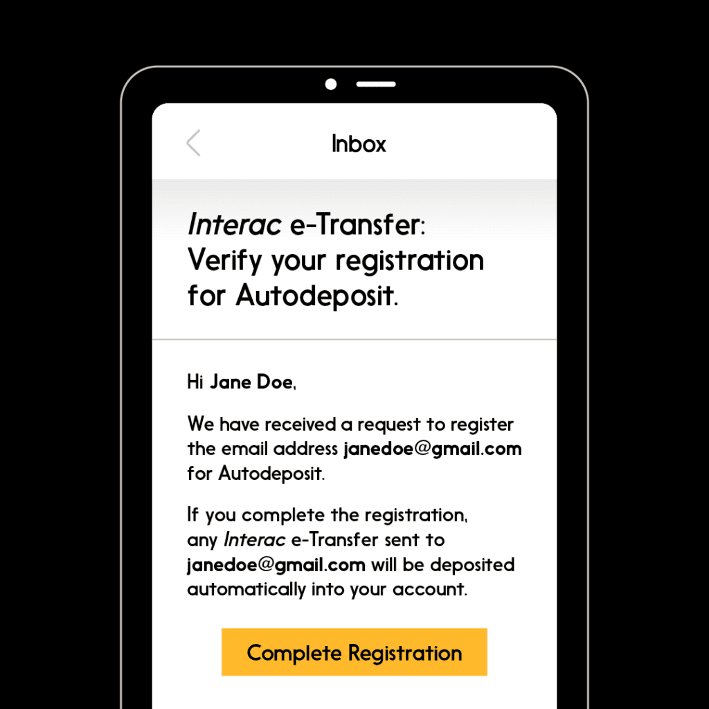 How to Set Up INTERAC eTransfer Autodeposit Interac