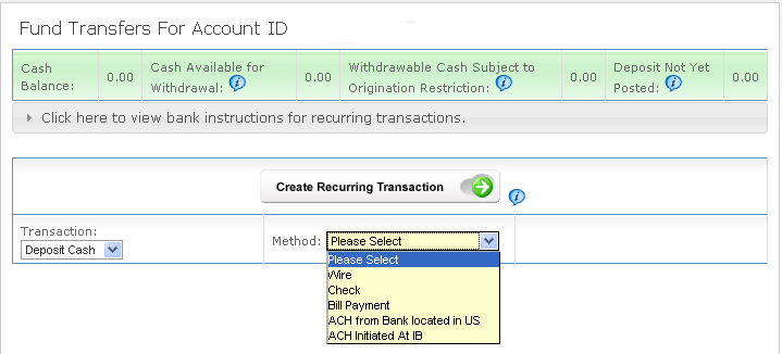 How to Deposit Funds Via a Wire Transfer staging IBKR