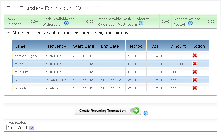 How to deposit funds via bank wire transfer IB.