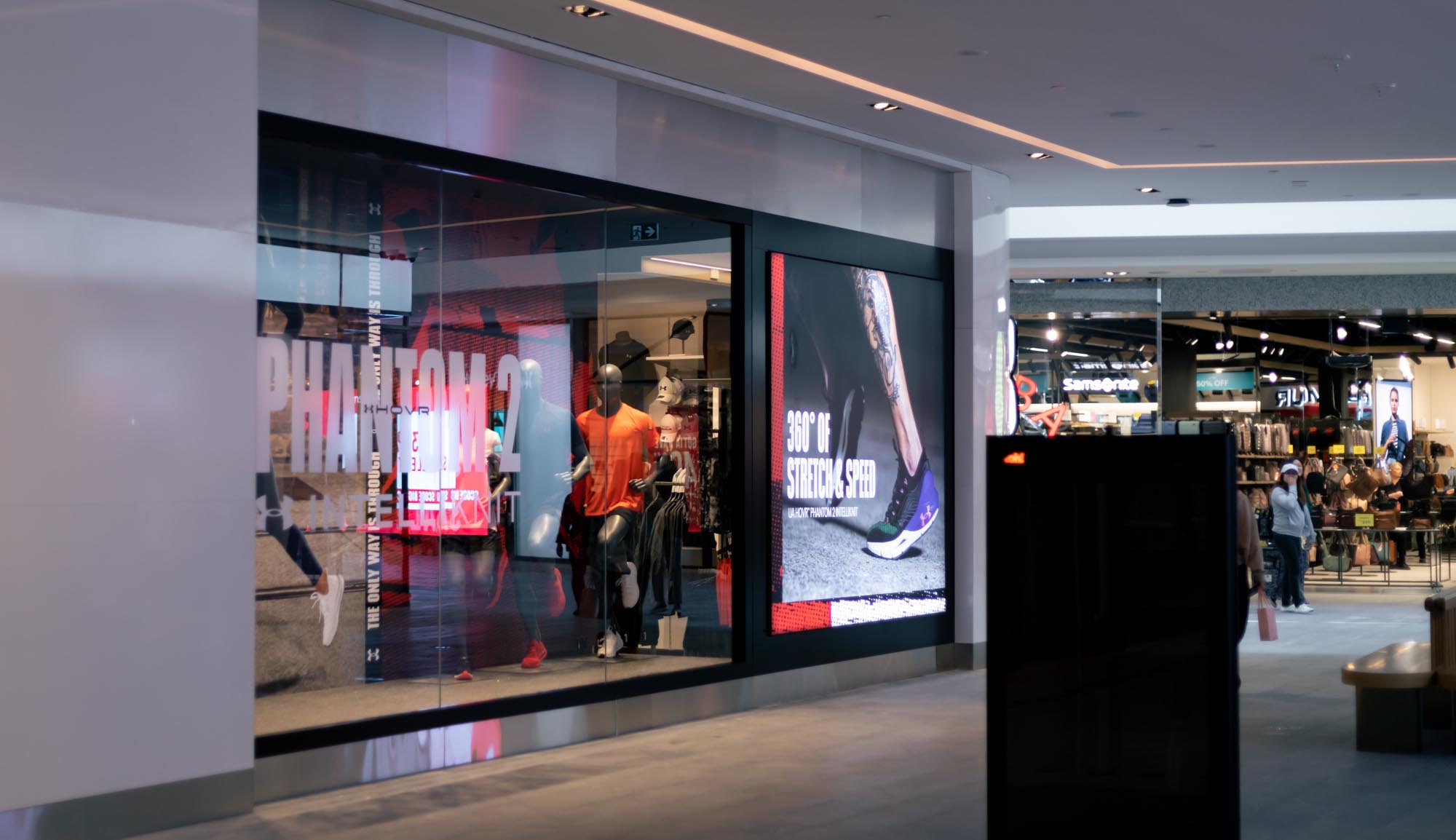 Under Armour Australia Interactivity Digital and Interactive Displays