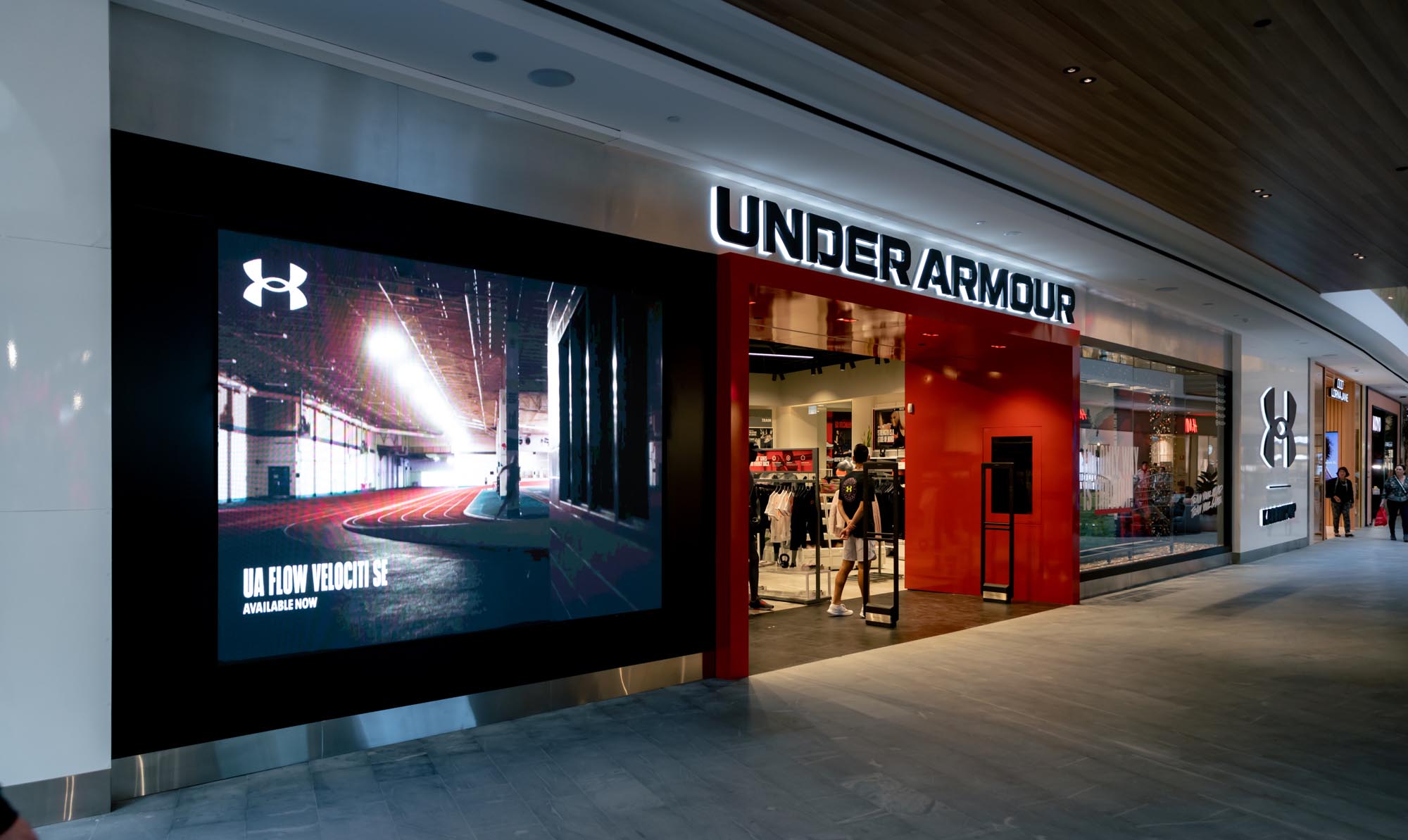 Under Armour Australia Interactivity Digital and Interactive Displays