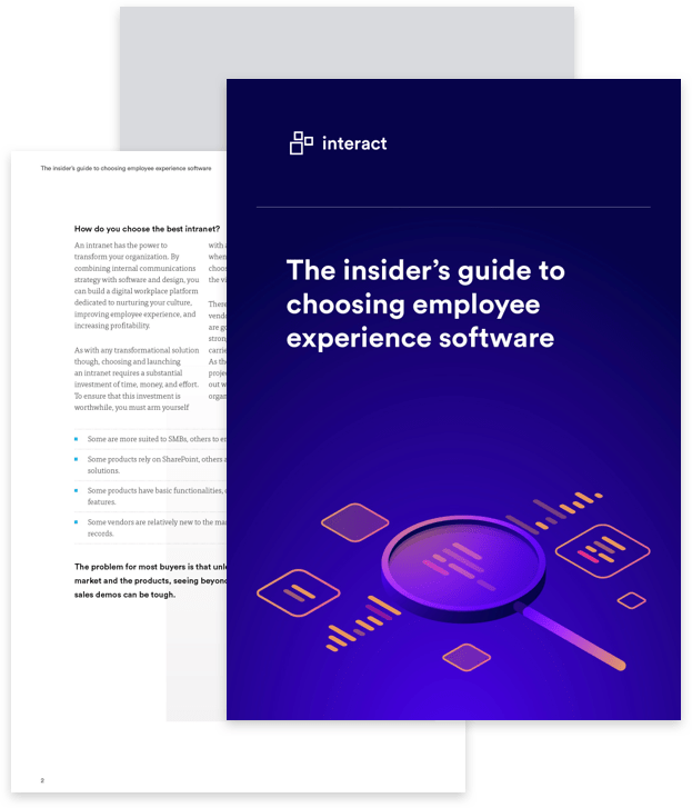 The insider’s guide to choosing employee experience software Interact