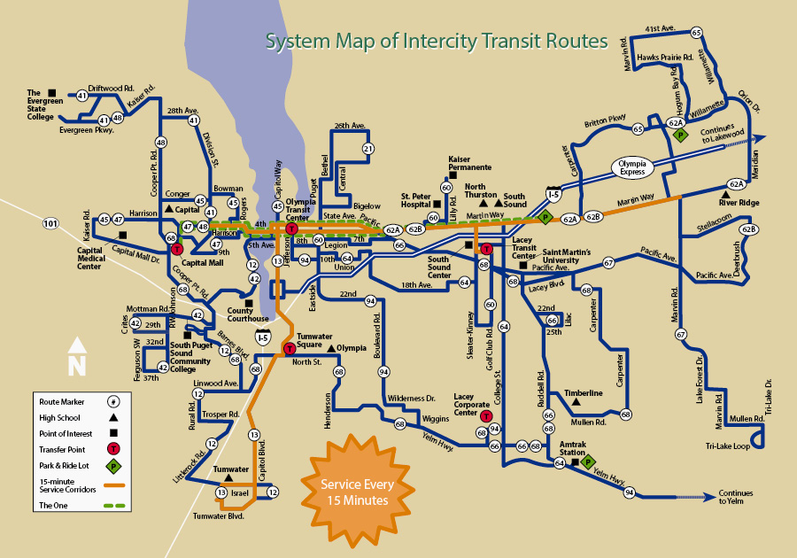 System Map | Intercity Transit
