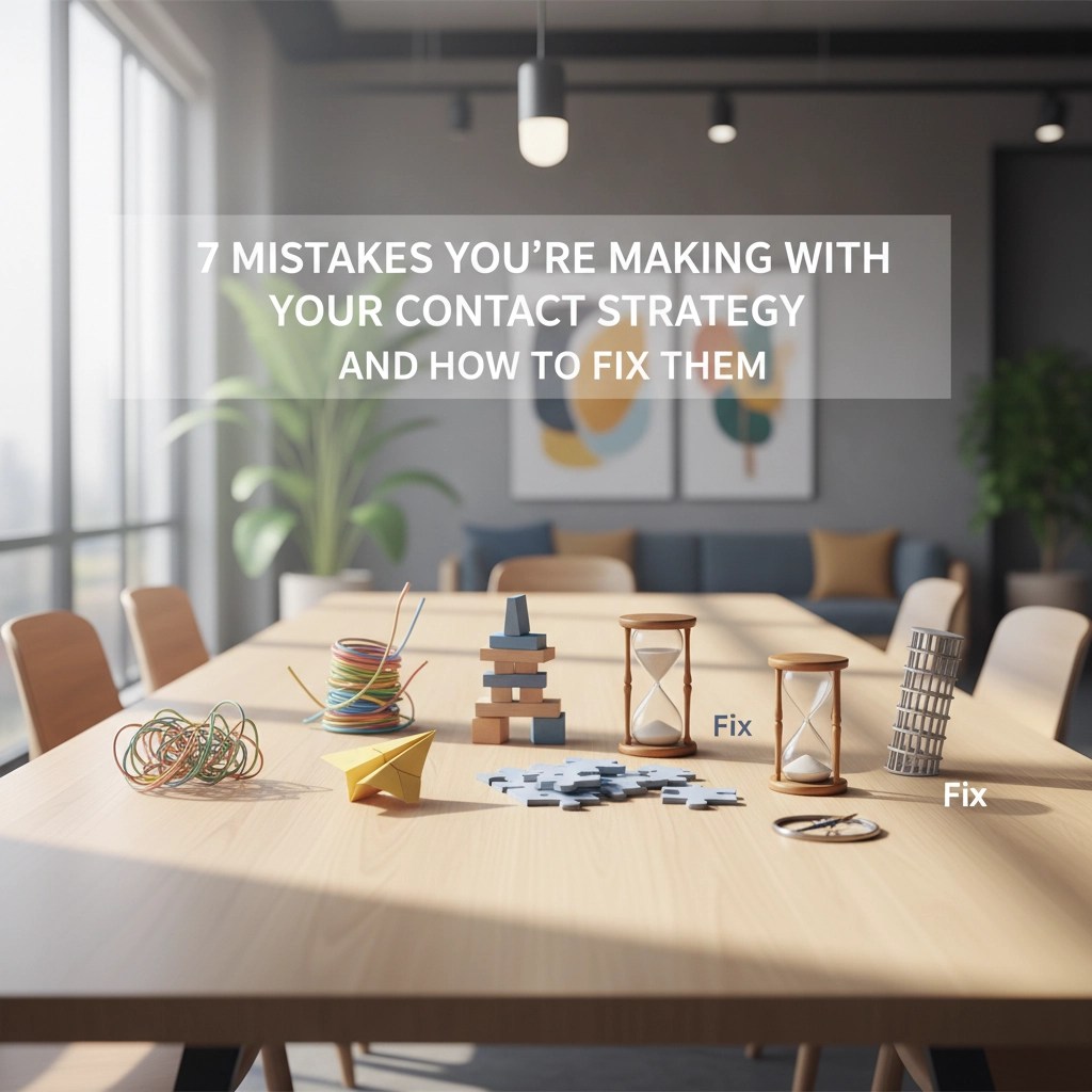 7 Mistakes You're Making with Your Contact Strategy (and How to Fix(07)