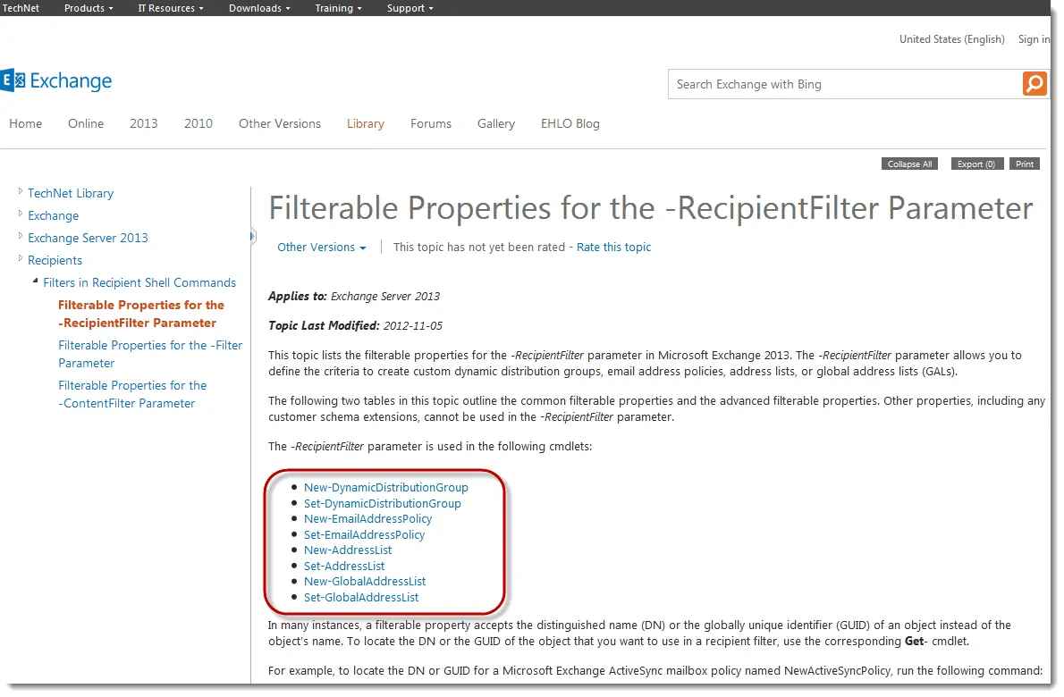 Using PowerShell for Dynamic Distribution Groups in Exchange Server