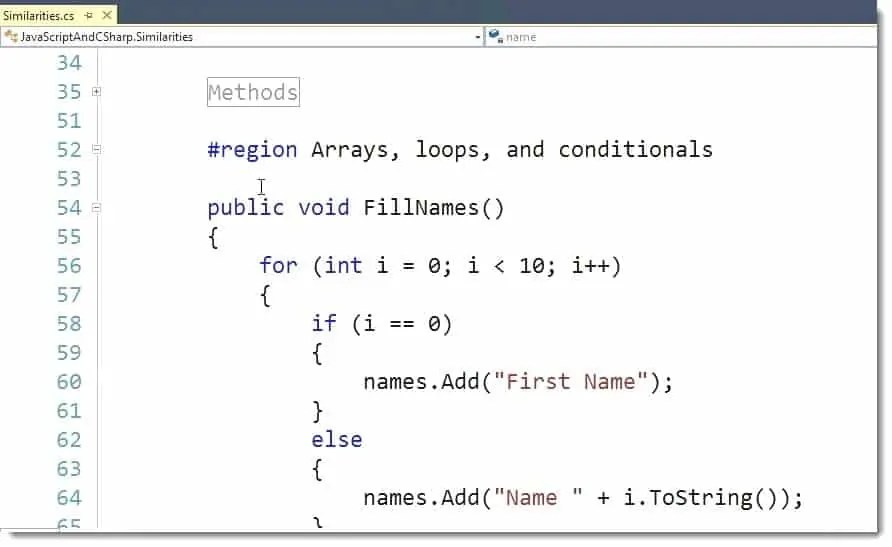 JavaScript for C Developers The Key concepts of Syntax Interface