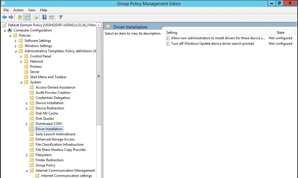 Configuring Restrictions Communications with Group Policy
