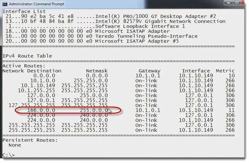 How to Change Routing Tables with a Command Prompt CompTIA Network