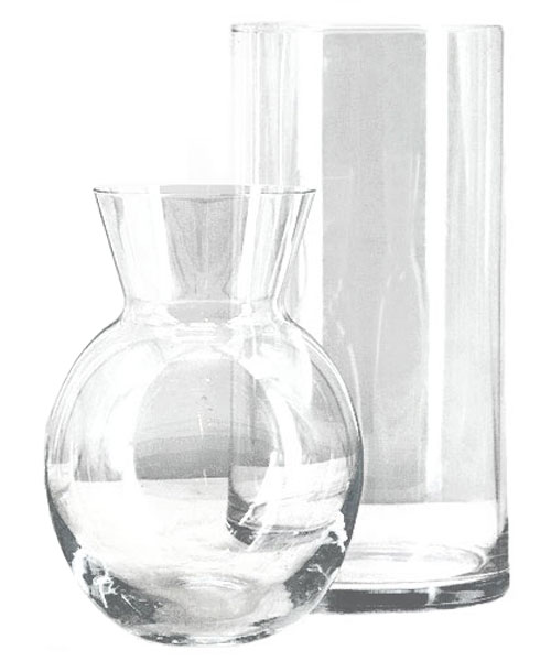 Large glass vase Interflora Eesti. Flower Delivery