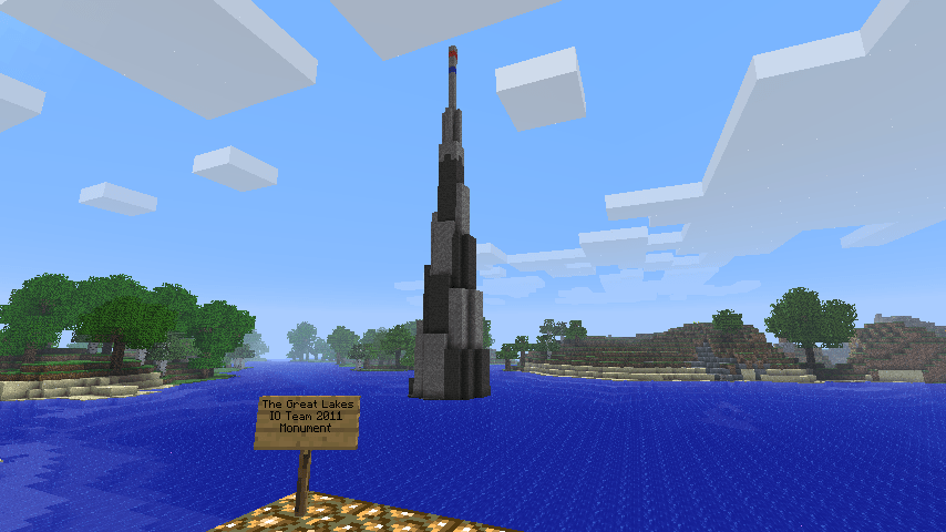 Great Lakes Monument Minecraft level by Quirvy, Livio
