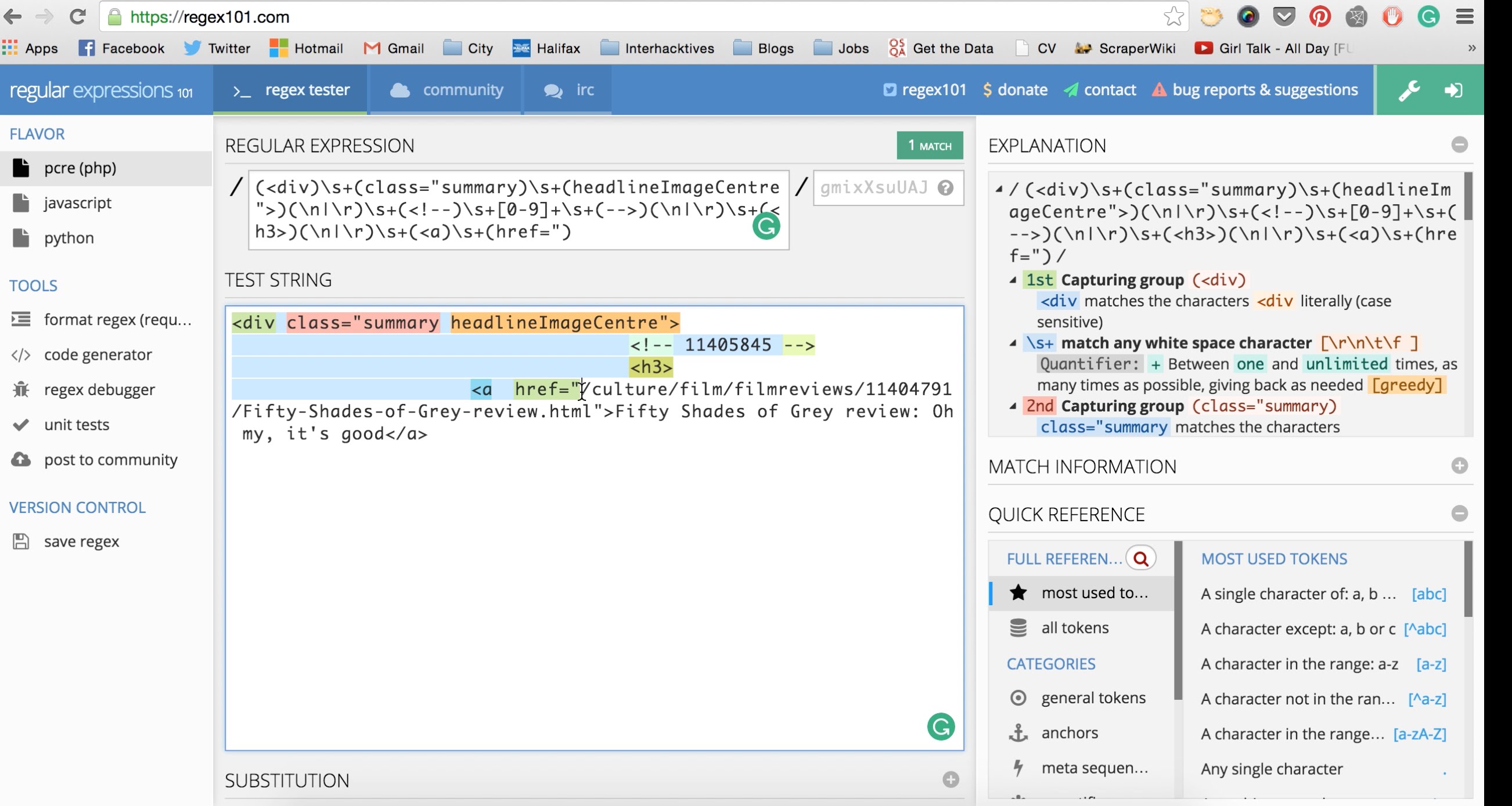 Video How to use regex to scrape HTML pages Interhacktives