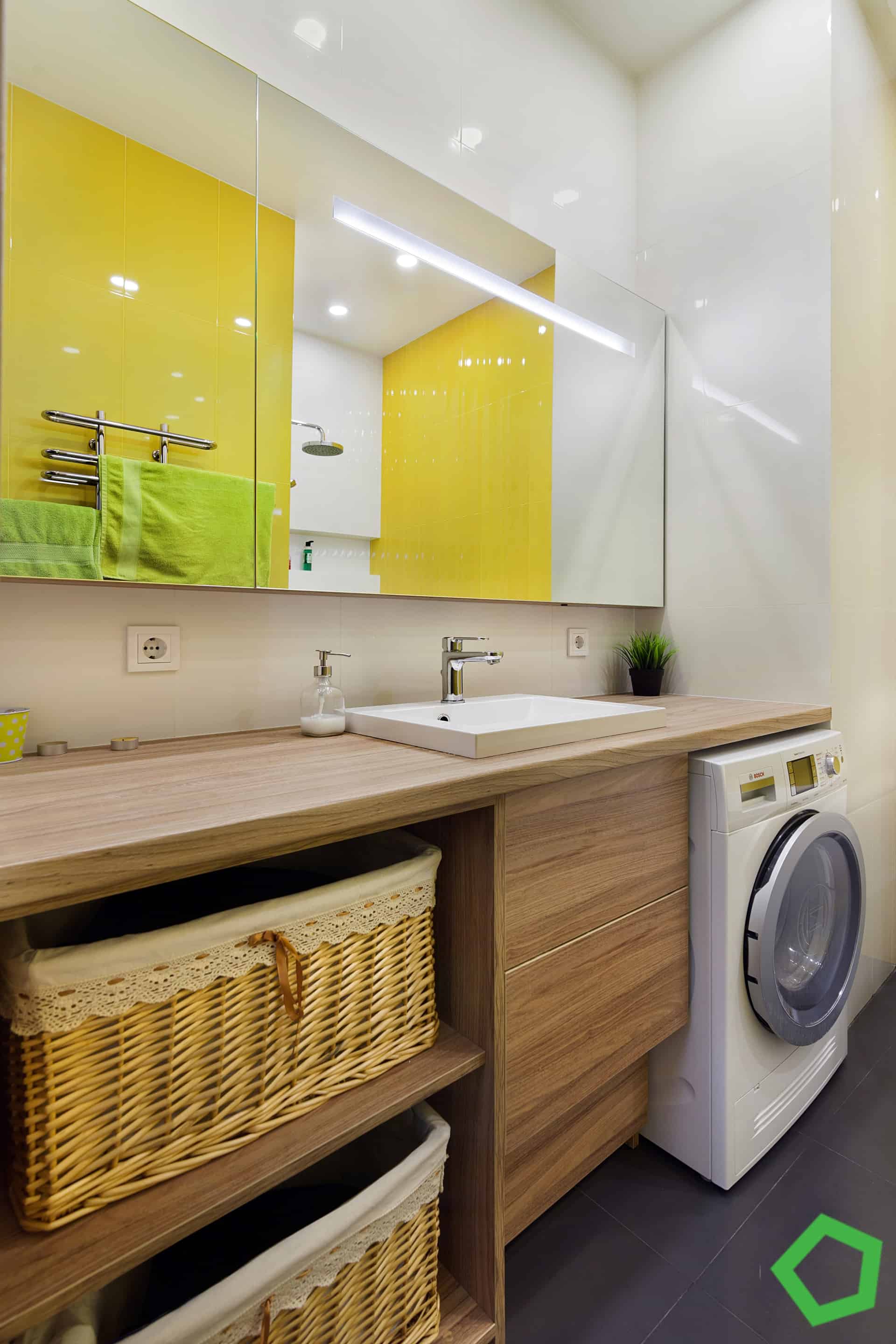 Yellow apartment Interior Designio
