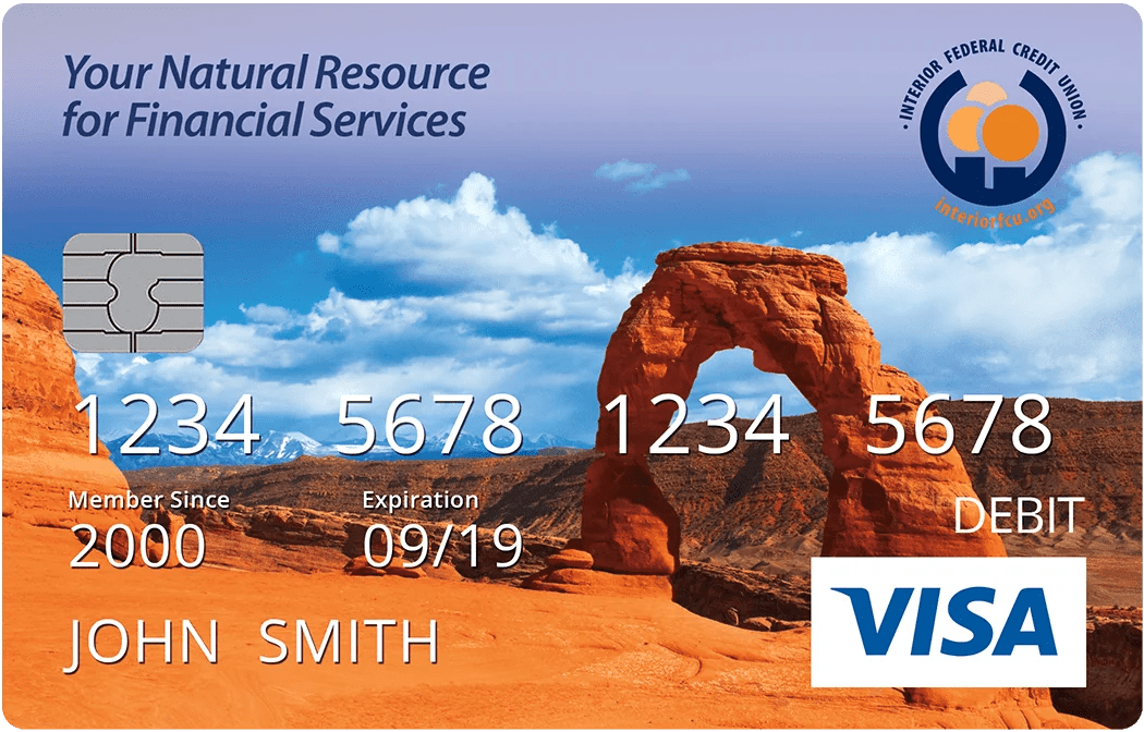 Visa Debit Card Features Interior Federal
