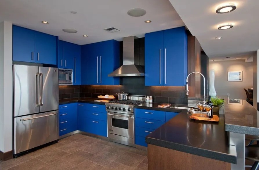 10 Refreshing Blue Kitchen Interior Design Ideas Interior Idea