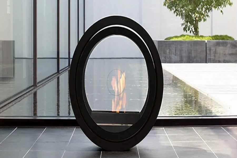 Glass Fireplaces for the Living Room
