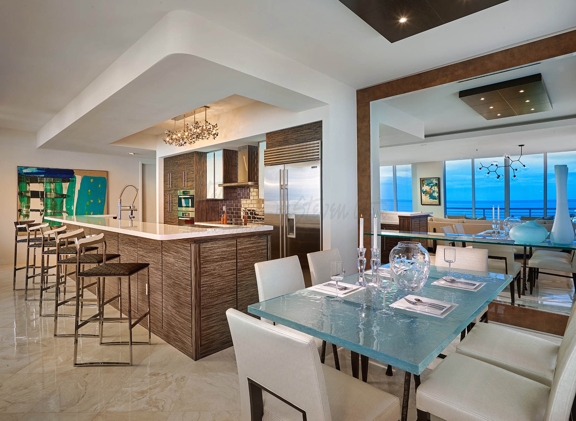 Ocean Grand Contemporary Interiors by Steven G