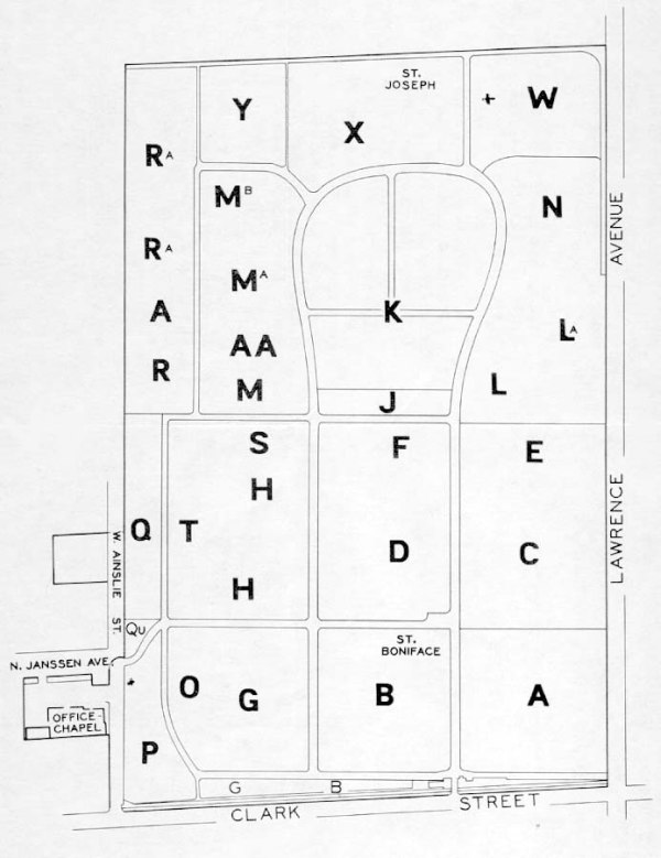 Saint Boniface Cemetery Cook County, Illinois