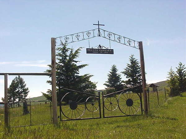 Photograph of Molson Catholic Cemetery Okanogan County, Washington