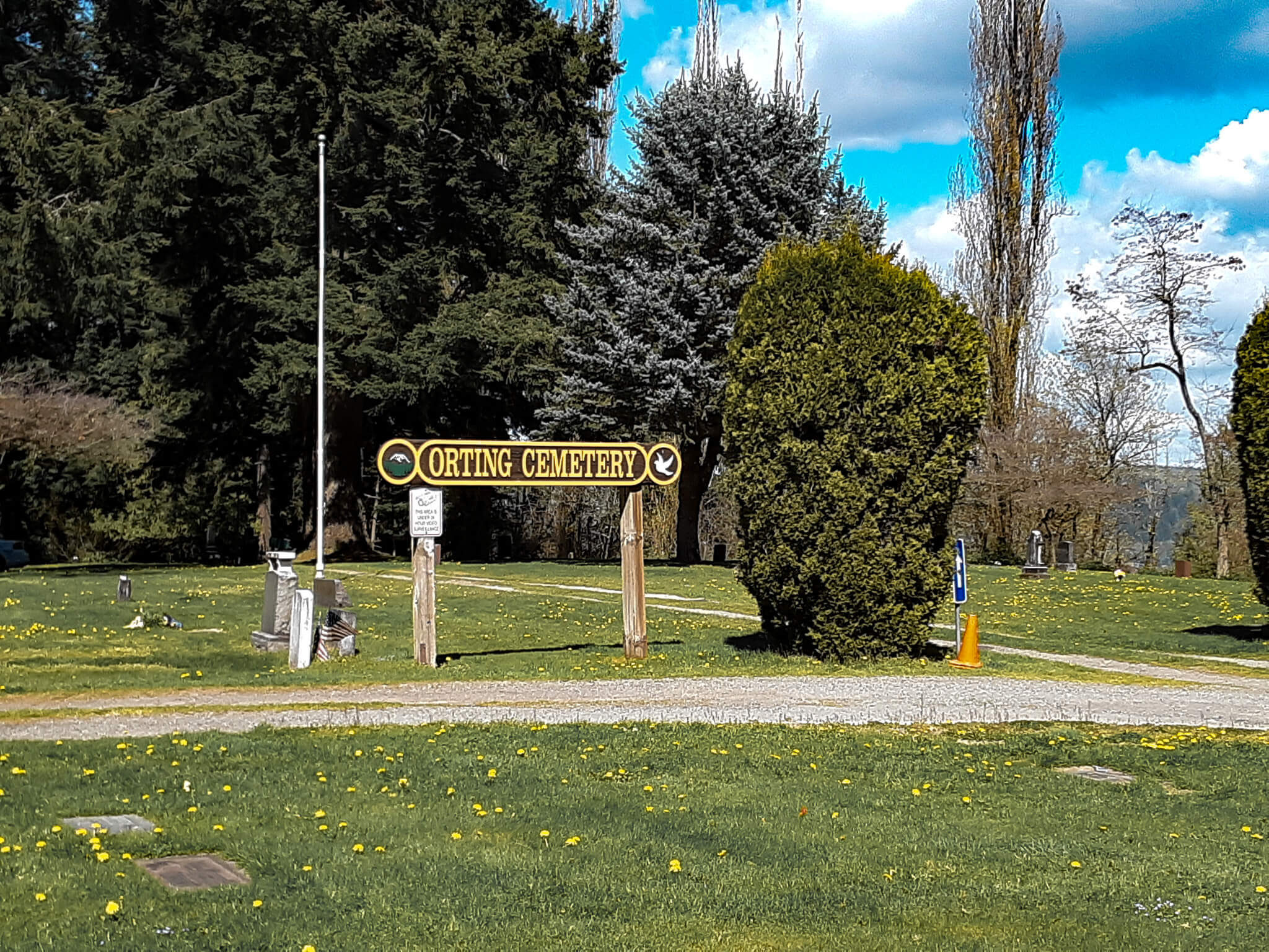 Orting Cemetery, Orting, WA Burial Records