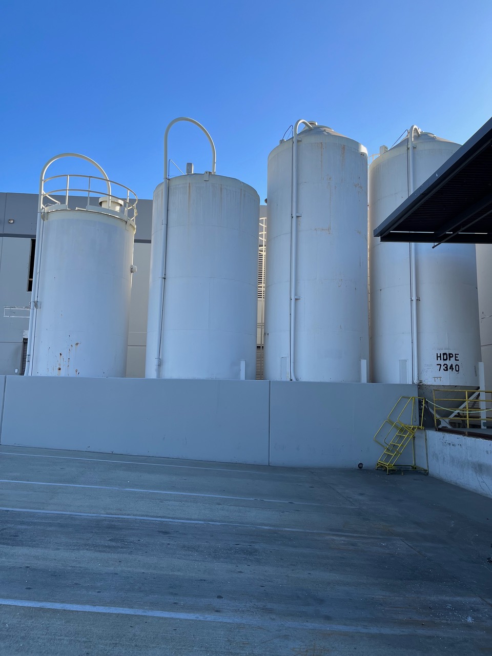 National Processing Equipment Silos 4 available for HDPE and PET
