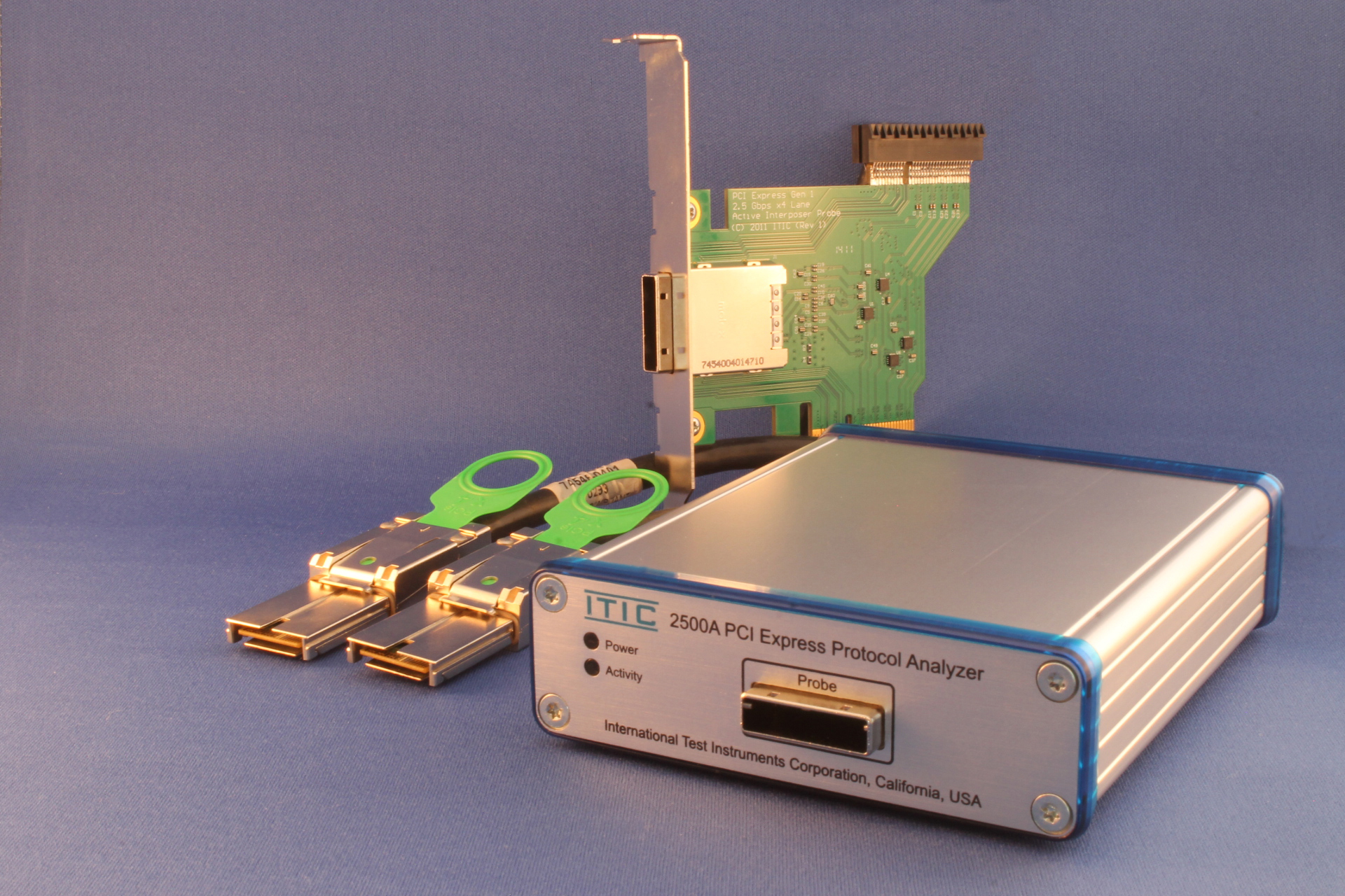 International Test Instruments. ITIC 2500A x4 2.5 Gbps PCI Express