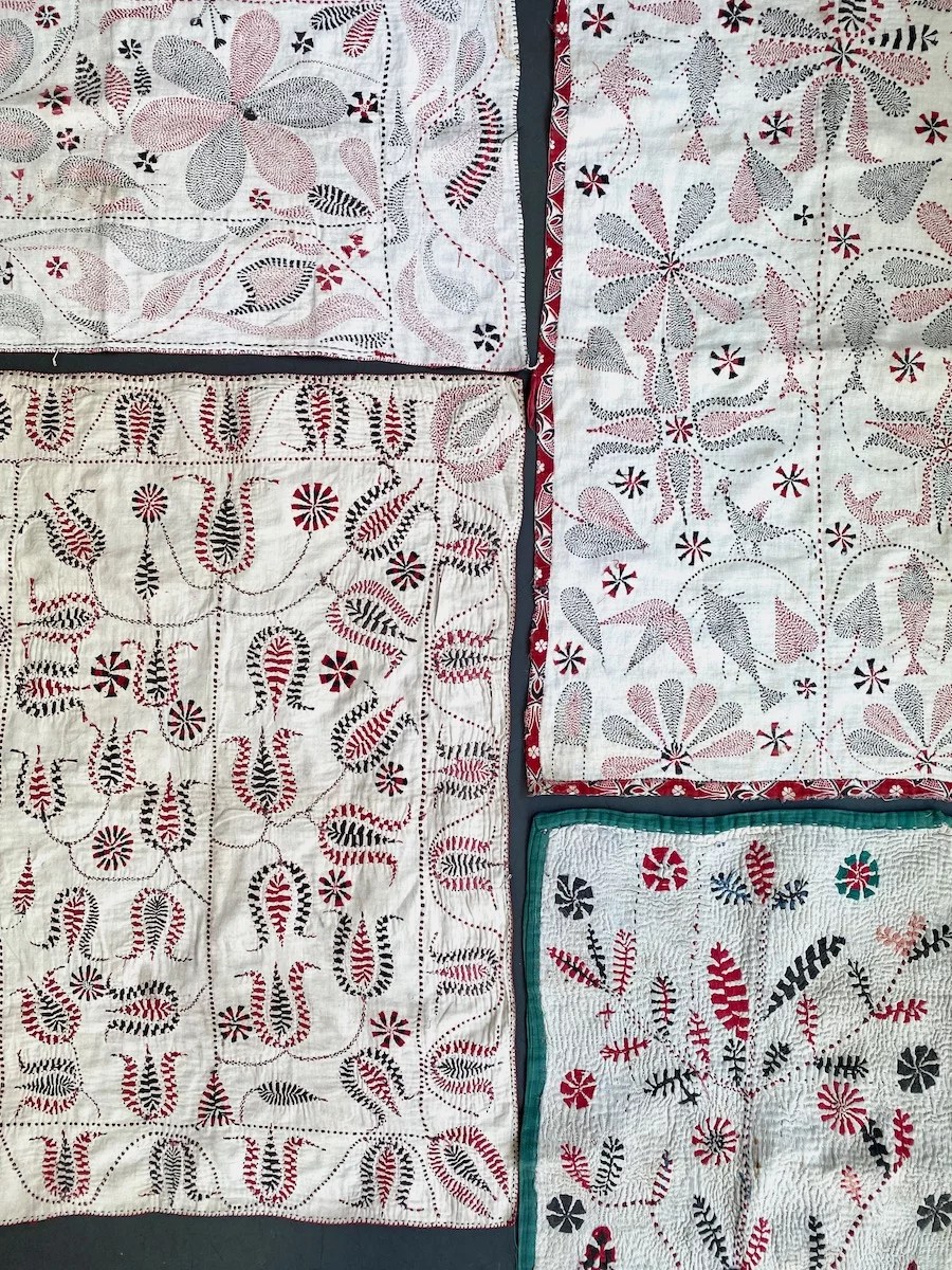 Kantha quilt from Bangladesh INTERNATIONAL WARDROBE