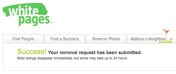 Remove Name from Whitepages in 5 Minutes