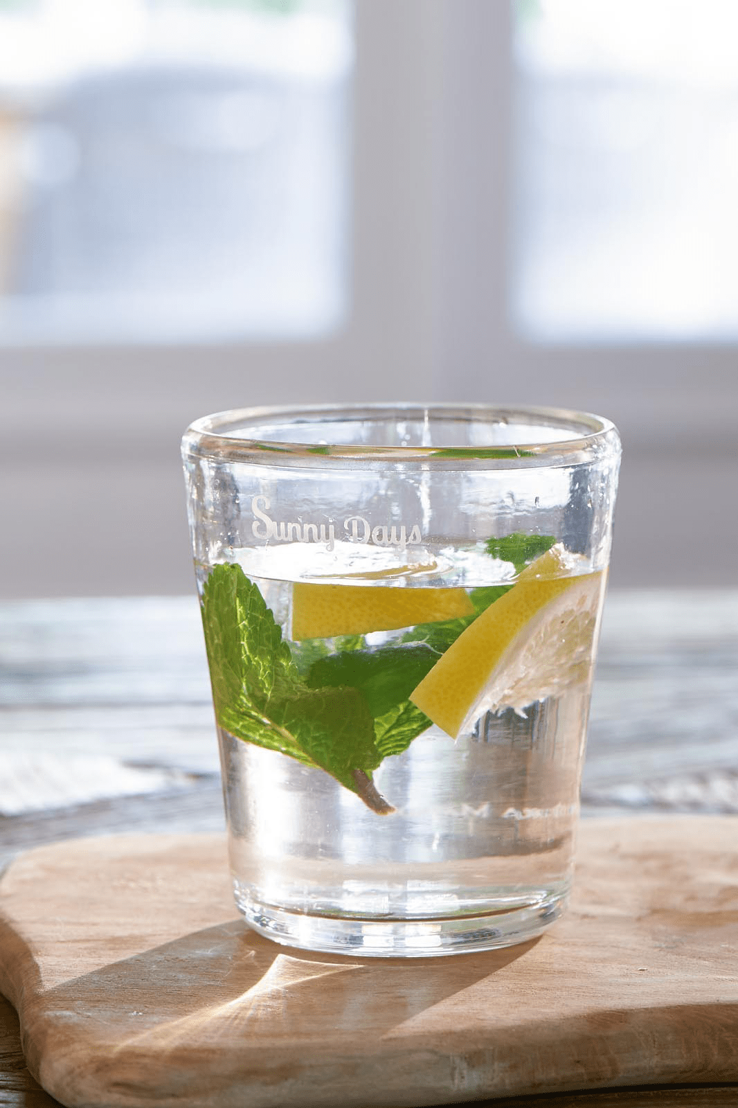 Water glass Sunny days