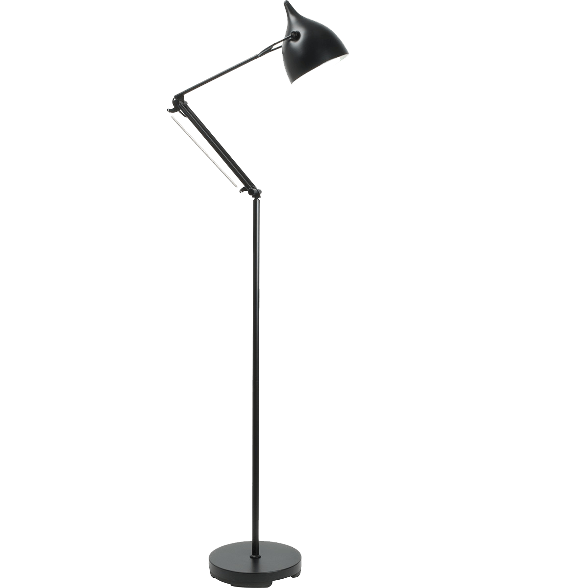 Floor lamp Reader matt black
