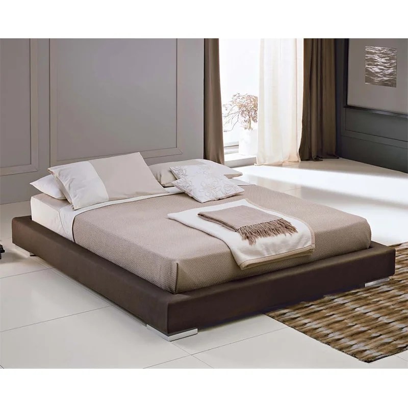 Orlando Letto matrimoniale Futon giapponese imbottito in tessuto o